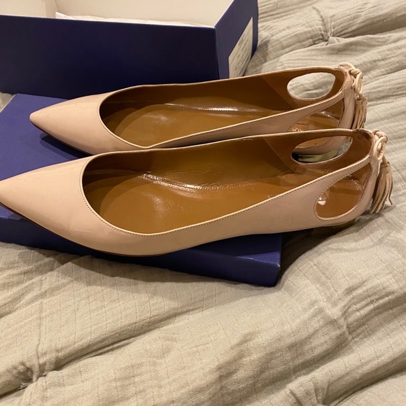 Aquazzura Firenze Forever Marilyn Tassel Flat 41 - Picture 11 of 11